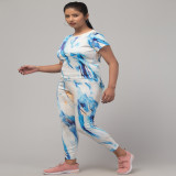 Latest Fabulous High Quality Printed Sports Wear Set/Gym Crop Tops Set/Printed Yoga Crop Tops Set/Tight-Top Set For Women's & Girls