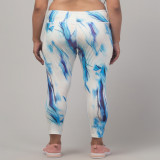 Latest Stylish High Quality Printed Sports Leggings/Printed Gym Tights/Printed Yoga Pant For Women's & Girls - Size S