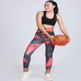 Latest Stylish High Quality Printed Sports Leggings/Printed Gym Tights/Printed Yoga Pant For Women's & Girls - Size S